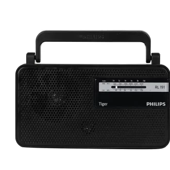 Philips Audio RL191/94 with MW/FM Bands 180mW RMS Sound output Radio with Battery And External 3V DC