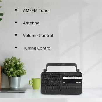 Philips Audio RL191/94 with MW/FM Bands 180mW RMS Sound output Radio with Battery And External 3V DC - Image 5
