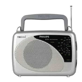 Philips Radio RL118/94 with MW/SW/FM Bands, 200mW RMS soundoutput,3-1 Power Source External Battery:2xR6 (3V DC), Mains: 230V AC/ 50 Hz, Built in Rechargeable Battery