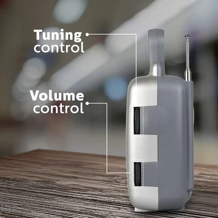 Philips Radio RL118/94 with MW/SW/FM Bands, 200mW RMS soundoutput,3-1 Power Source External Battery:2xR6 (3V DC), Mains: 230V AC/ 50 Hz, Built in Rechargeable Battery - Image 2
