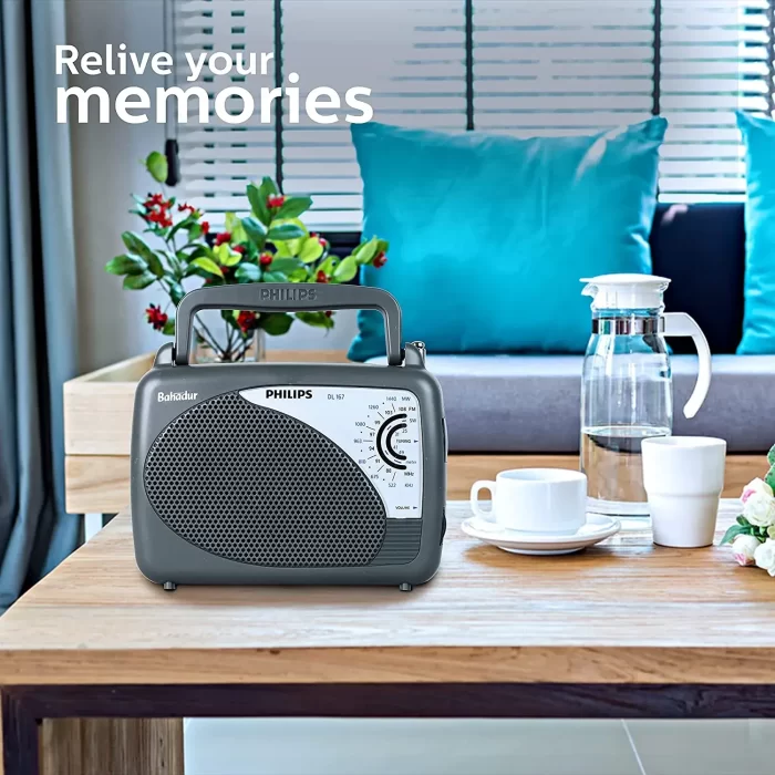 Philips Radio DL167/94 with MW/SW/FM Bands, 2xR20 (UM1),External 3V DC (Optional) - Image 4