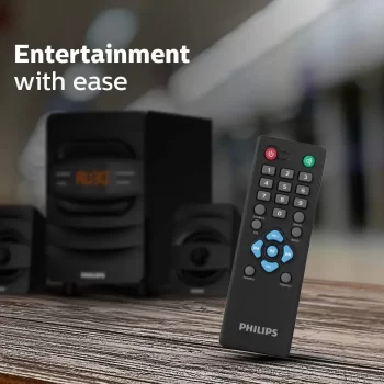 Philips Audio MMS2625B 38 W 2.1 Channel Wireless Bluetooth, Wired Multimedia Computer Speaker - Black - Image 3