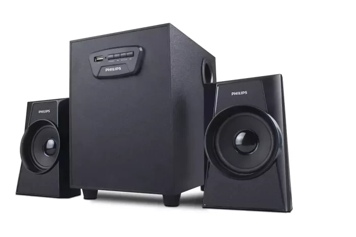 PHILIPS MMS 1400/94 10 W Multimedia Speaker  (2.1 Channel)