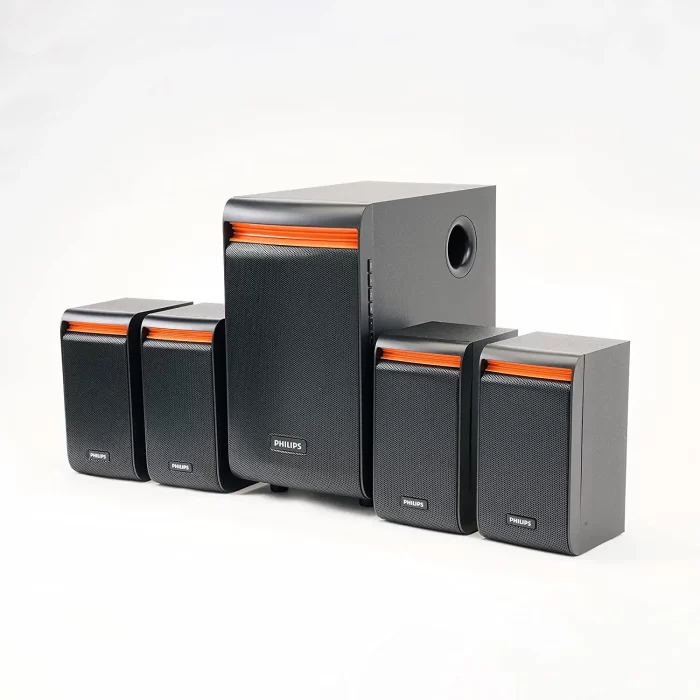 Philips Audio SPA8140B/94 40 W 4.1 Channel Wireless, Usb, Bluetooth Multimedia Speaker System, Black