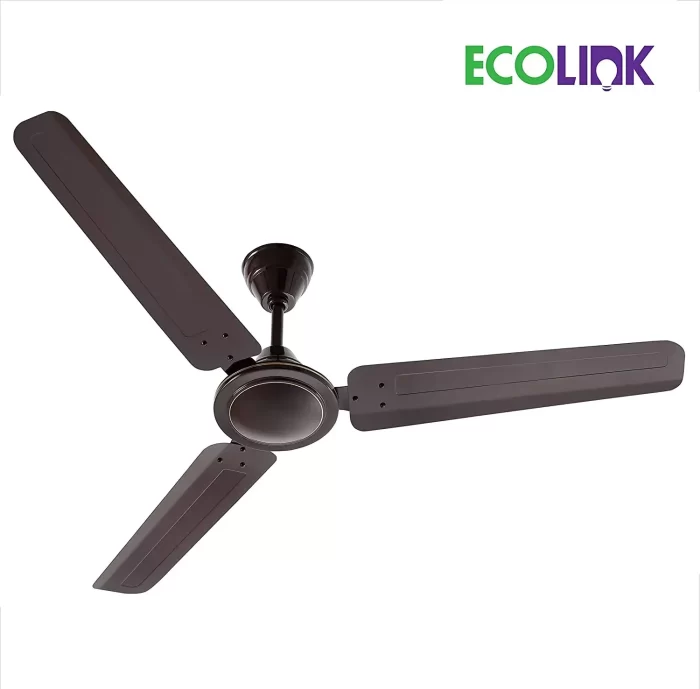 EcoLink Vayu High Speed Ceiling Fan - 900MM (Brown) From The House Of Philips Lighting