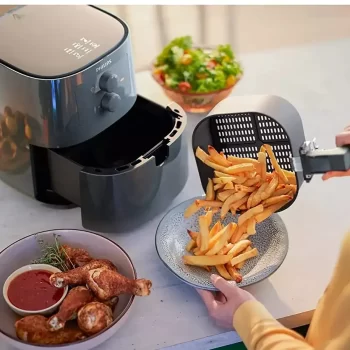 PHILIPS Essential Air Fryer (Slate Grey, HD9200/60, 4.1L, 0.80 kilograms) - Image 2