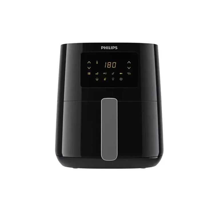 Philips Essential Air Fryer HD9252/70 with Rapid Air Technology, uses up to 90% less fat, 7 Presets Touch Screen