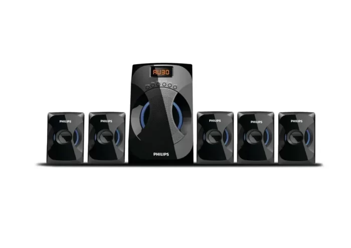 PHILIPS SPA4040B/94 5.1 Channel Wireless Bluetooth Multimedia Speaker (Black)