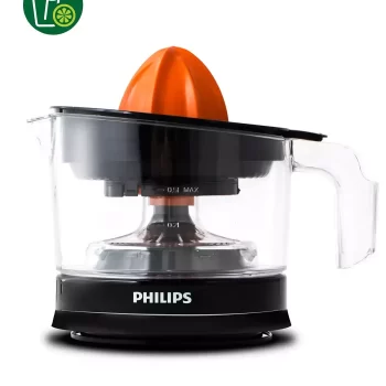 PHILIPS Citrus Press Juicer HR2777/00, Black & Transparent, Medium