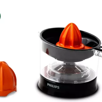 PHILIPS Citrus Press Juicer HR2777/00, Black & Transparent, Medium - Image 3