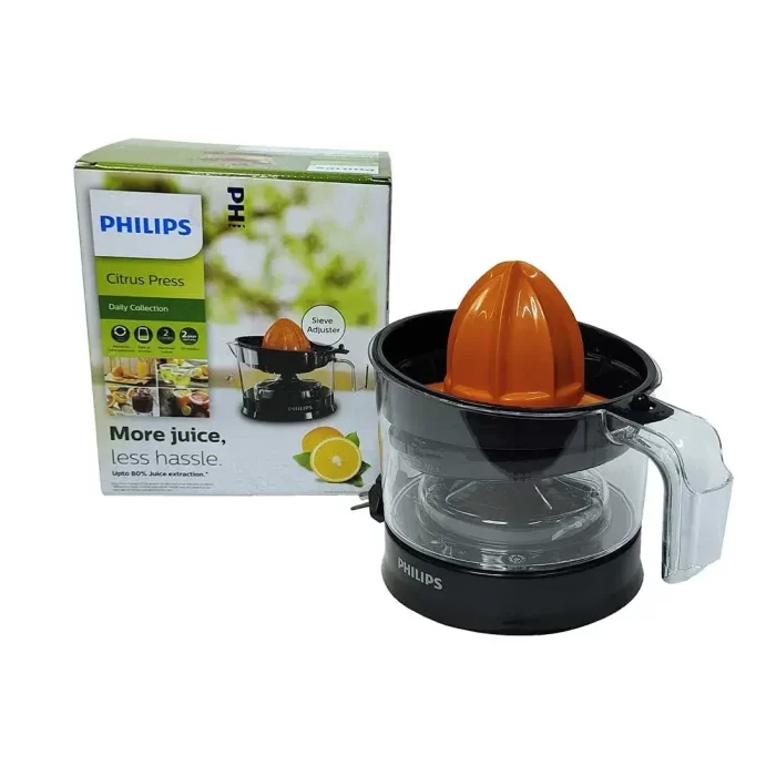 PHILIPS Citrus Press Juicer HR2788/00, Black & Transparent, Medium - Image 3