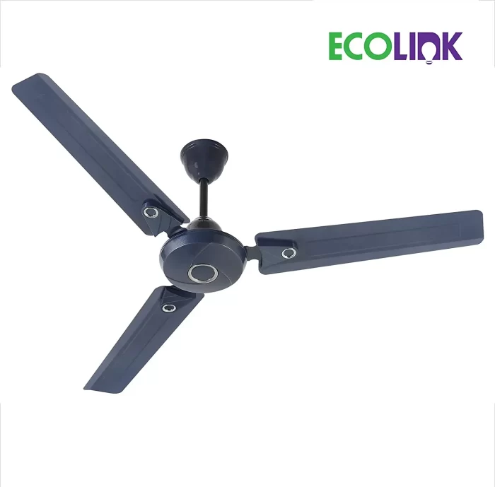 EcoLink Cosmo High Speed Decorative Ceiling Fan - 1200MM (Blissful Blue) From The House Of Philips Lighting Standard- Pack of 1