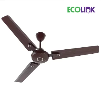 EcoLink Cosmo High Speed Decorative Ceiling Fan - 1200MM (Brown) From The House Of Philips Lighting Standard- Pack of 1