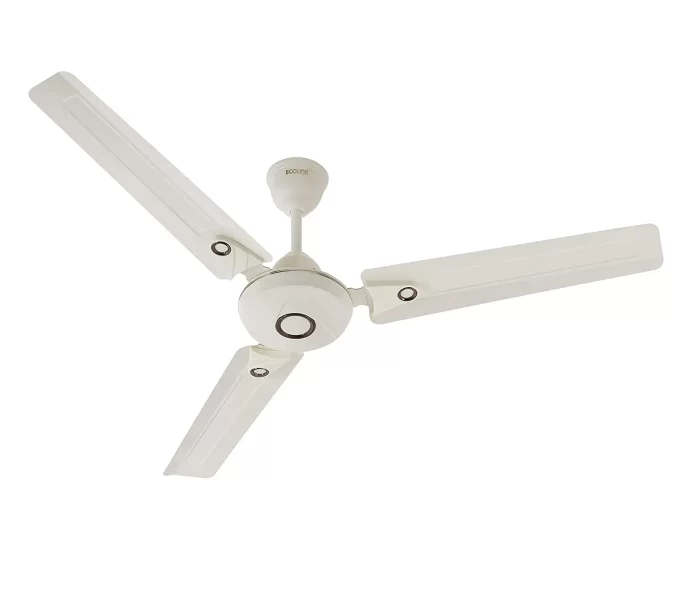 EcoLink Cosmo High Speed Decorative Ceiling Fan - 1200MM (Ivory) From The House Of Philips Lighting Standard- Pack of 1