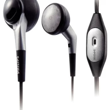 PHILIPS SHM3100U/97 Wired In Ear Headset with Mic (Black)