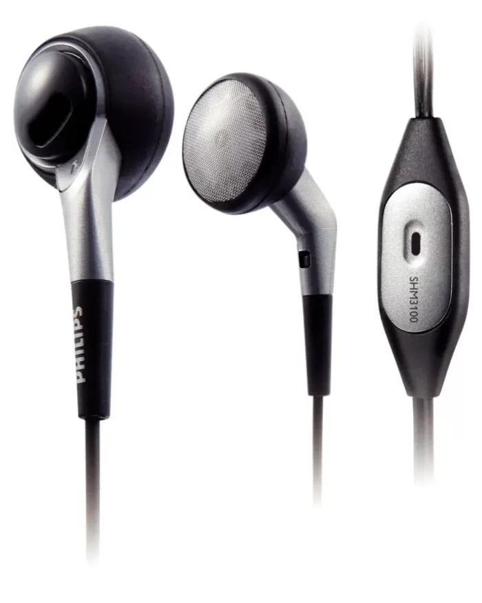 PHILIPS SHM3100U/97 Wired In Ear Headset with Mic (Black)