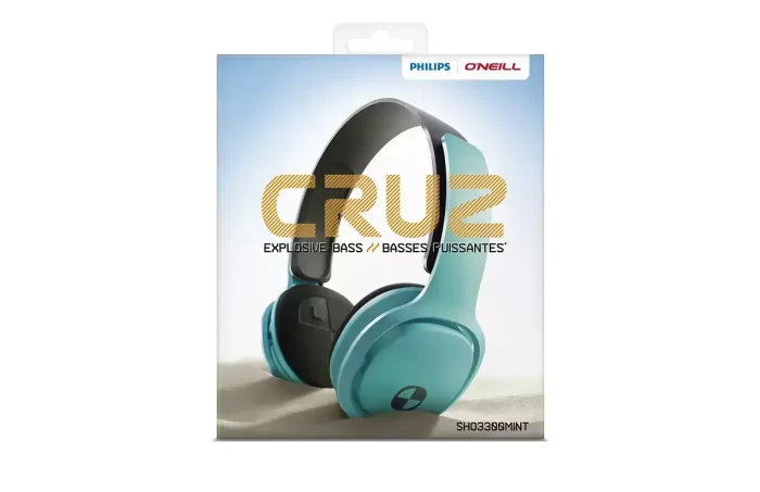 Philips O'Neill Cruz SHO3300MINT/00 On-Ear Headband Headphone (Green) - Image 2