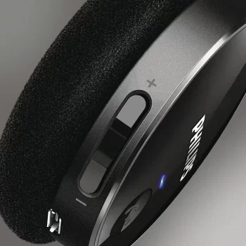 Philips SHB4000/00 On-Ear Bluetooth Stereo Headset (Black) - Image 4