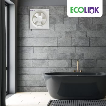 EcoLink Turbo Exhaust Fan 100MM White,Powered By High-Efficiency Motor with Thermal Overload Protection (TURBO200MM) - Image 3