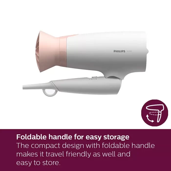 PHILIPS Hair Dryer BHD308/30 1600Watts Thermoprotect AirFlower, 3 Heat & Speed Settings for quick drying, Multicolor - Image 4