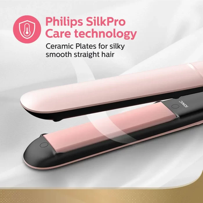 PHILIPS BHS378/10 Kerashine Hair Straightener (Pink) - Image 6