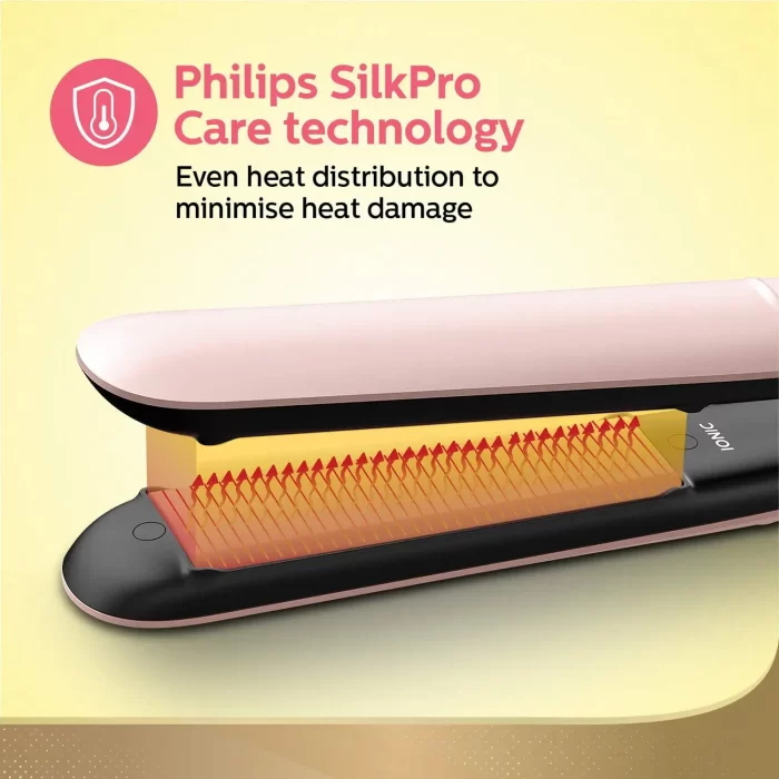 PHILIPS BHS378/10 Kerashine Hair Straightener (Pink) - Image 5