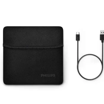 Philips Audio TAH6506BK/00 Slim & Lightweight Bluetooth Wireless Over Ear Headphones with Active Noise Cancellation, 30 Hrs Playtime & Multipoint Pairing with mic (Black) - Image 5