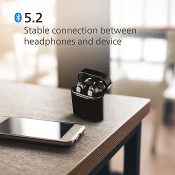 Philips Audio TWS TAT3225 True Wireless Earbuds with 24 Hr Playtime (6+18), IPX4, Bluetooth 5.2, 13 mm Drivers, Voice Assistant (Black) - Image 2