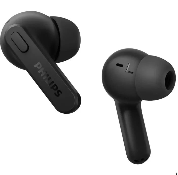Philips Audio TWS TAT2206 True Wireless in Ear Earbuds with IPX4 Water Resistance, 18 Hour Playtime (6+12), C-Type Charging and Voice Assistant (Black) - Image 5