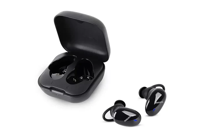 PHILIPS TAT4205 (TWS) True Wireless Earbuds with IPX5 water-proof, Touch control Bluetooth Headset  (Black, True Wireless)