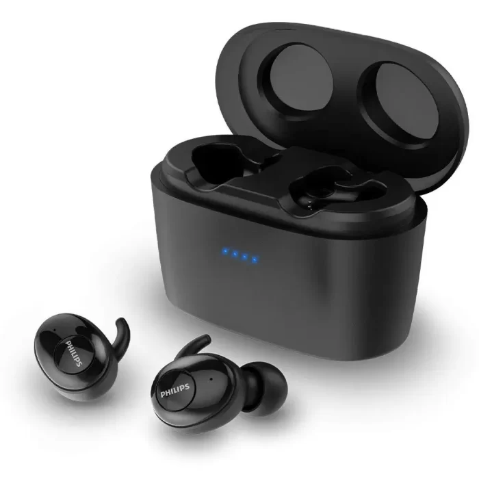 Philips Audio Tws SHB2515 Bluetooth Truly Wireless In Ear Earbuds With Mic, 110+ Hr Playtime (5+110), 3350 Mah Power Bank, 6 Mm Drivers, Voice Assistant (Black)