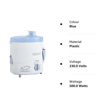 Philips HL1631/00 500-Watt 2 Jar Juicer Mixer Grinder - Image 2