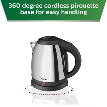 PHILIPS HD-9303/02 Electric Kettle  (1.2 L, Black) - Image 2