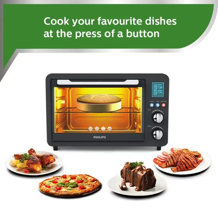 Philips HD6975/00 25 Litre Digital Oven Toaster Grill, Grey, 25 liter - Image 2