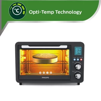 Philips HD6976/00 36-liters Digital Oven Toaster Grill, 2000W, with Opti Temp Technology, Temperature control, Convection Mode, 7-level browning function & preset Indian Menus - Image 5