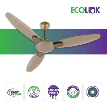 EcoLink Petal Premium Decorative Easy Clean Ceiling Fan - 1200MM From The House Of Philips Lighting (Petal, Titanium Grey), Standard- Pack of 1 - Image 6