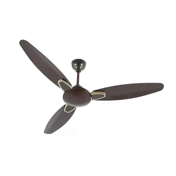 EcoLink Petal Premium Decorative Easy Clean Ceiling Fan - 1200MM From The House Of Philips Lighting (Cinnamon Brown), Standard- Pack of 1