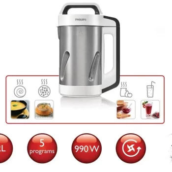Philips Viva Collection HR2201/81 1.2-Litre Soup Maker - Image 5