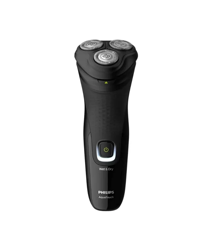 PHILIPS S1223/45, Wet or Dry Comfort Cut blades 3-Directional Flex Heads One-touch Open Pop-up Electric Shaver, Black
