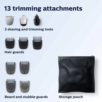 Philips Norelco Multigroom Series 3000, 13 attachments, MG3750 - Image 4