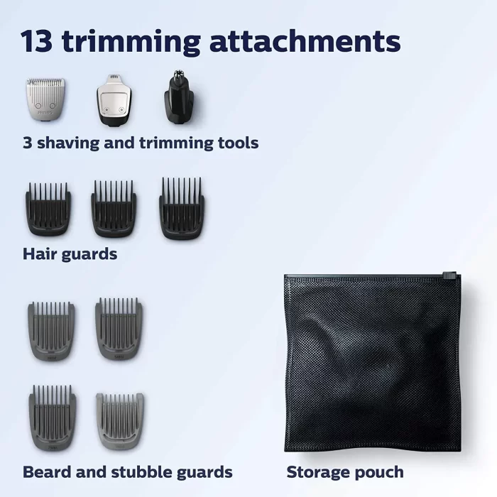 Philips Norelco Multigroom Series 3000, 13 attachments, MG3750 - Image 4