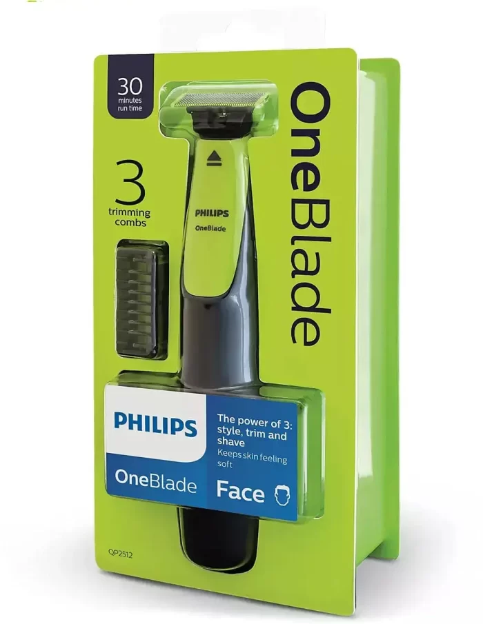 Philips OneBlade QP2512/10 HYBRID BOOKLET BLISTER with 30 minutes runtime