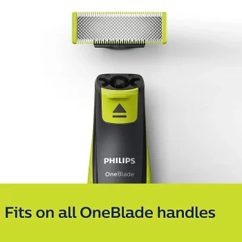 Philips QP220/50 Oneblade Replaceable Blade (Lime) - Double Blade Pack - Image 3