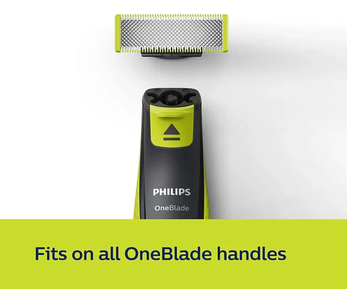 Philips QP220/50 Oneblade Replaceable Blade (Lime) - Double Blade Pack - Image 3