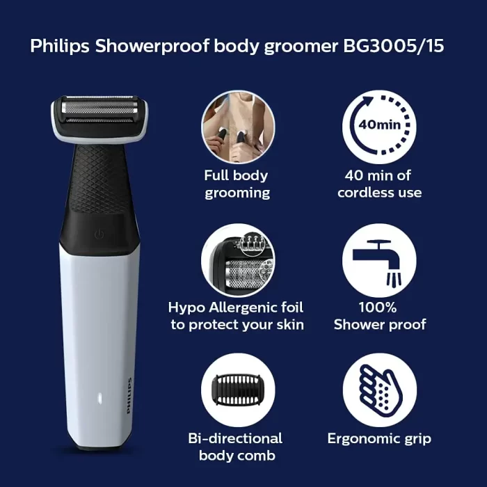 PHILIPS BG3005 Cordless Body groomer - Image 2