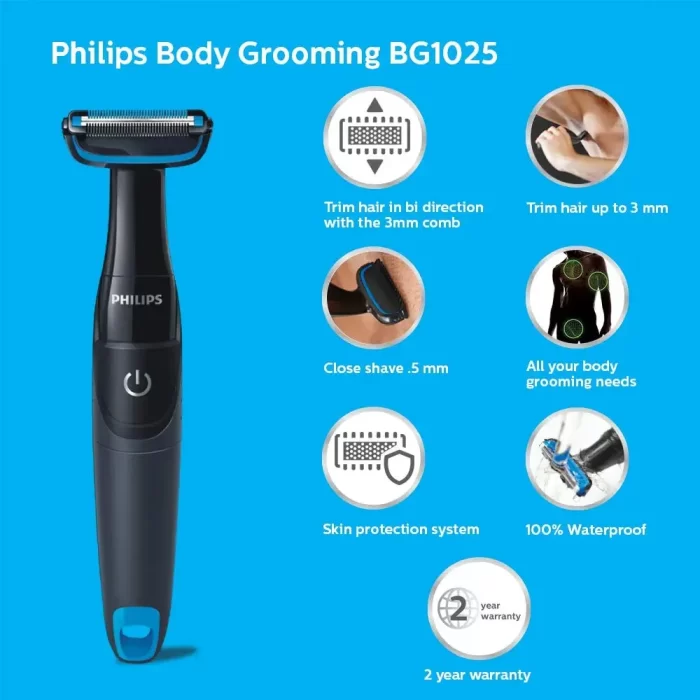 Philips BG1025/15 Showerproof Body Groomer for Men - Image 3