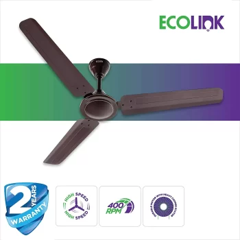 EcoLink Vayu High Speed Ceiling Fan - 900MM (Brown) From The House Of Philips Lighting - Image 3