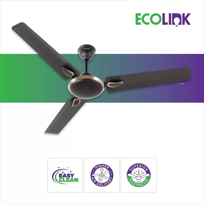 EcoLink Celestia Decorative Ceiling Fan - 1200MM ( Brown) From The House Of Philips Lighting - Image 4