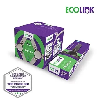 EcoLink Celestia Decorative Ceiling Fan - 1200MM (Mocha Brown) From The House Of Philips Lighting - Image 2
