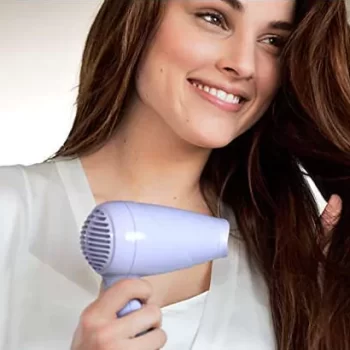 Philips HP8643/56 1000 Watts Hair Dryer and Straightener Combo, Miss Fresher's Styling Kit, Purple - Image 2